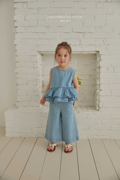 Melikey08｜(75-125cm) 9分牛仔寬褲6