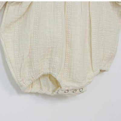 LEMONADE07｜(55cm-85cm) 1色花紋娃娃袖包屁衣含帽子14