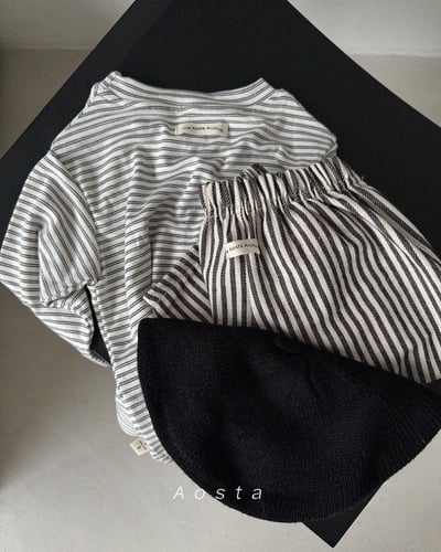 AOSTA17｜(6m-5y) 線條直筒長褲23