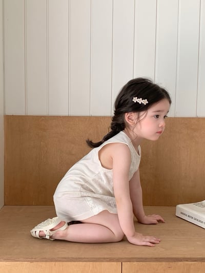 JE46｜(80-120cm) 蕾絲花連身褲11