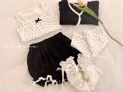 Valubebe 24｜(65-90cm) 方領蝴蝶結背心7