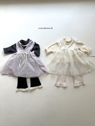 Bloom.b37｜(0m-24m/85cm-125cm) 蕾絲邊喇叭褲17