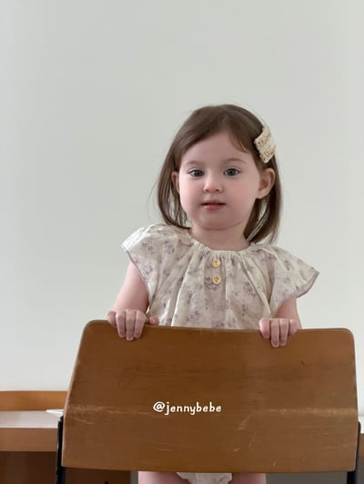 JE710｜(66-90cm) 碎花飛袖包屁衣7