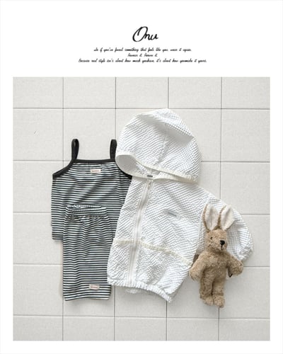 onu46｜(70cm-115cm) 條紋細肩背心套裝7