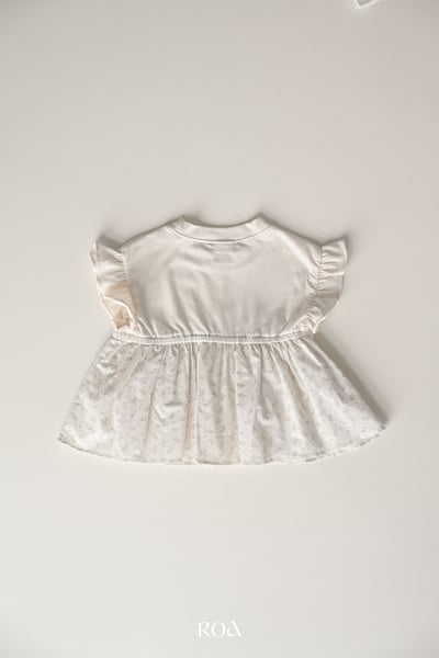 ROA20｜(6m-18m) 2色荷葉袖碎花上衣18