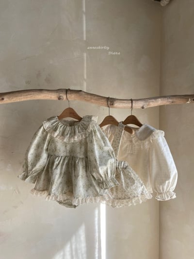 Anne Shirley06｜(3m-22m) 2色蕾絲花邊領包屁洋裝15