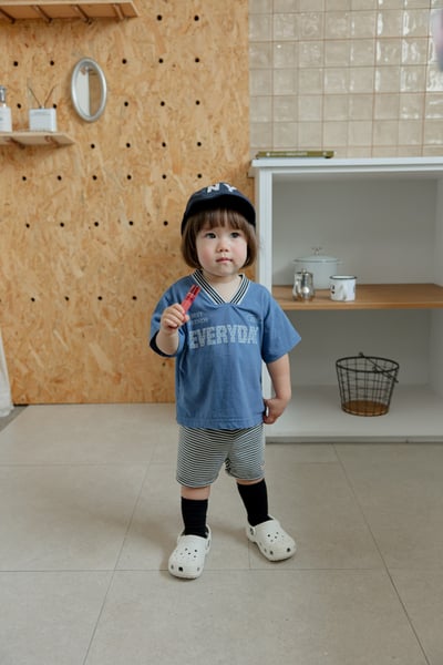 onu14｜(70cm-115cm) V領英字印花上衣10