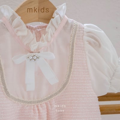 M-KIDS42｜(65-80cm) 雪紡小香風包屁衣8