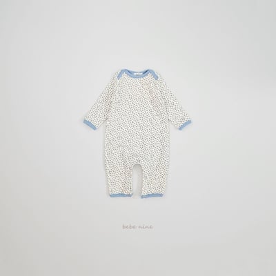 bebe nine08 (55cm-75cm) 2色碎花滾邊家居連身衣16
