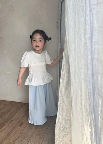 Azalea14｜(78-118cm) 荷葉邊寬腿長褲12