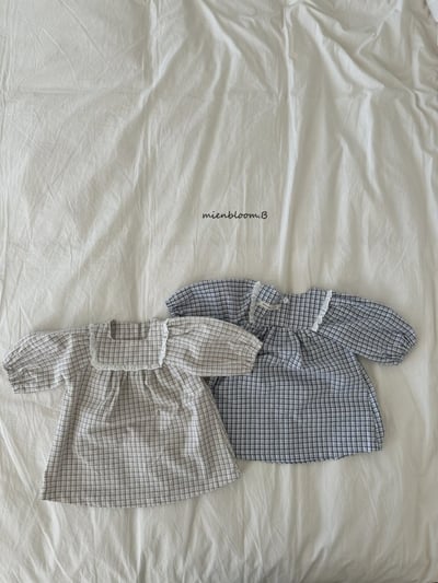 Bloom.b26｜(0m-7y) 經典格紋洋裝4