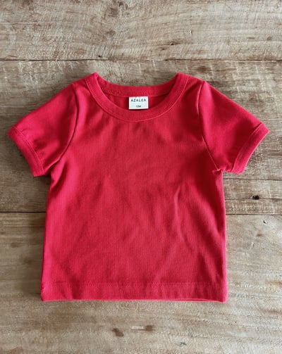 Azalea16｜(70-125cm) 圓領素色上衣4