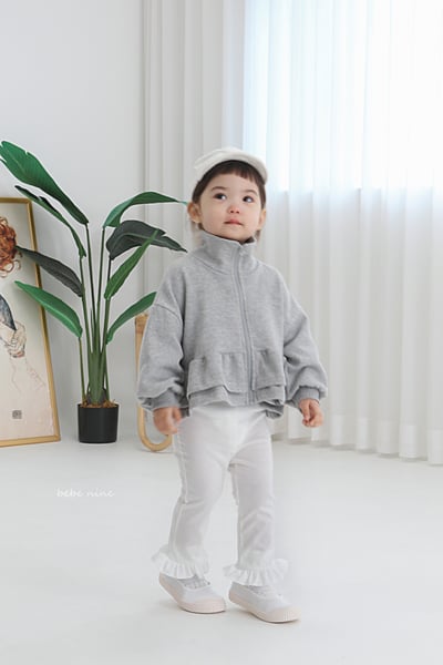 bebe nine09  (65-115) 2色荷葉緊身褲8