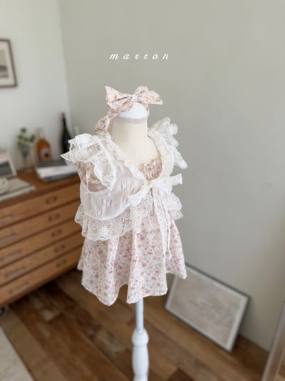 Marron49｜(3m-6y) 法式蕾絲背心19