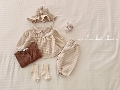 Valubebe19｜(65-90) 翻領棉麻襯衫16