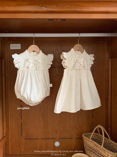 JE732｜(66-120cm) 刺繡緞帶包屁衣/洋裝20