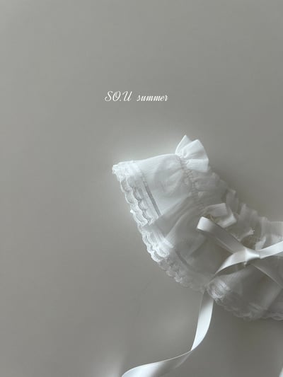 SO.U01｜(6m-4y)  雙層蕾絲綁帶圍裙4