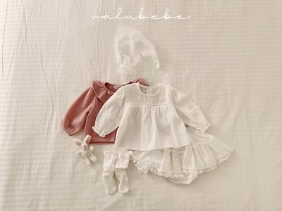 Valubebe74｜(65-90) 蕾絲襯衫4