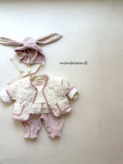 Bloom.b39｜(0m-24m/85cm-125cm) 滾邊絎縫碎花外套13