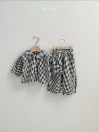 MiniRobe23｜(70-110) 有領口袋襯衫10