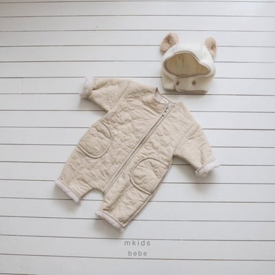 M-KIDS06｜(65-80cm) 3色刷毛口袋拉鍊連身衣10