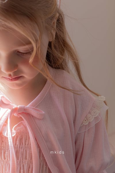 M-KIDS10｜(65-115cm) 短袖開襟綁帶外套6