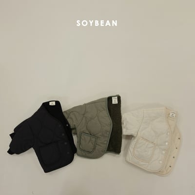 Soybean63｜(75cm-118cm) 絎縫刷毛口袋外套3