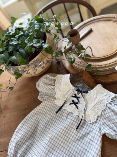 Marron01｜(3m-18m) 蕾絲蘋果套裝9