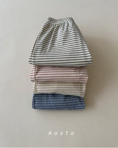AOSTA40｜(6m-5y) 條紋縮口長褲14