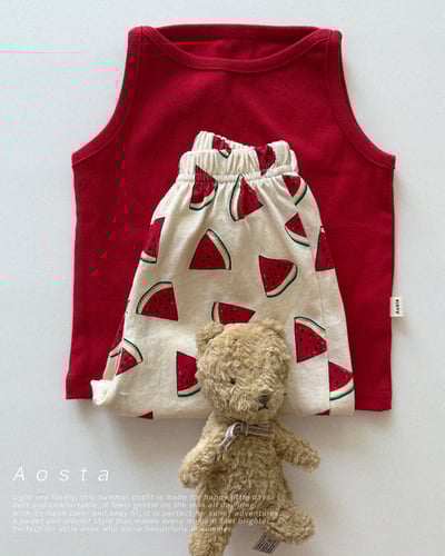 AOSTA18｜(6m-5y) 8款涼爽鬆緊束腳褲14