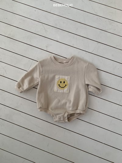 Bebe holic59｜(3m-18m) 微笑印花包屁衣19