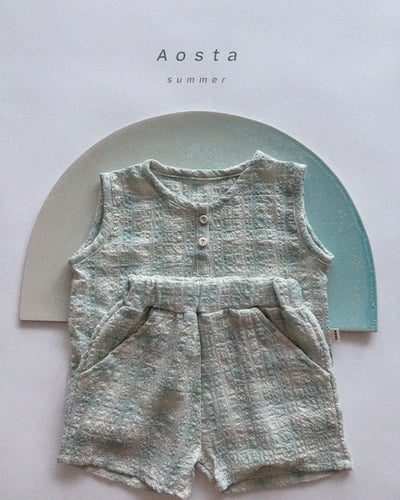 AOSTA02｜(6m-5y) 3色格子短褲18