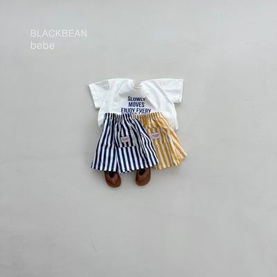 BEAN17｜(65-120cm) 南瓜線條短褲4
