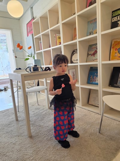 Color01｜(75-115cm) 細肩背心薄紗3