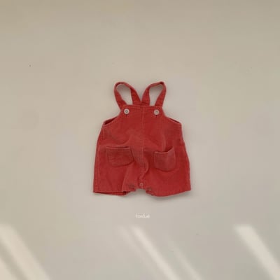 Fondue 21｜(65cm-75cm)  素色絨毛吊帶褲4