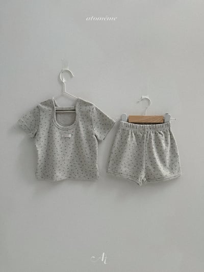 Atomeme33｜(70-110) 碎花設計上衣5
