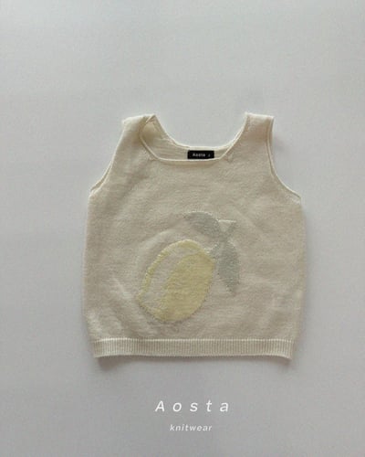 AOSTA34｜(6m-5y) 2款針織水果背心4