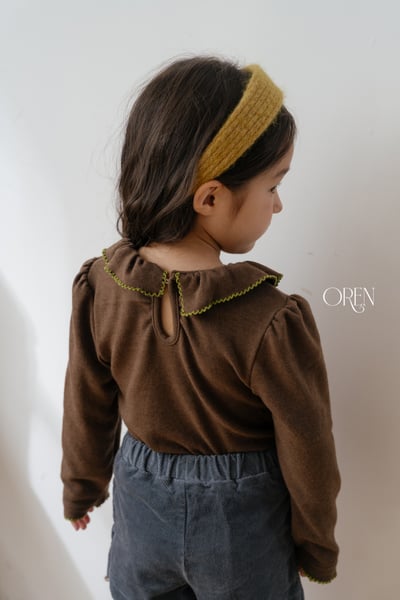 OREN37｜(85-120cm) 荷葉滾邊上衣14