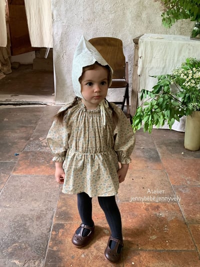 JE552｜(66-90cm) 法式碎花包屁衣13