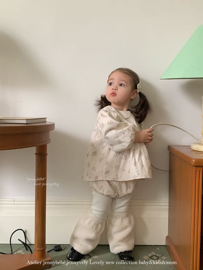 JE 651｜(73-100cm)  小花蕾絲包屁套裝19