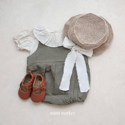 mimi market10 (75-85cm)  格子吊帶套裝9