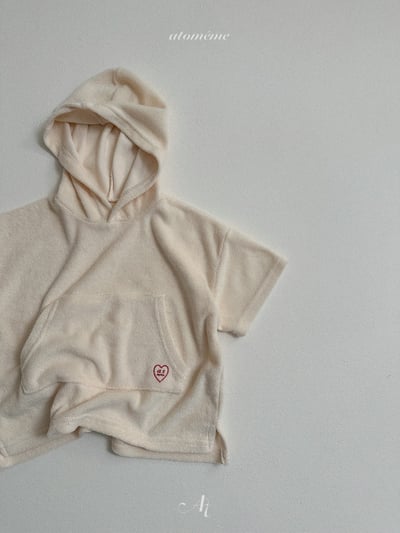Atomeme40｜(70-110) 毛圈連帽口袋上衣4