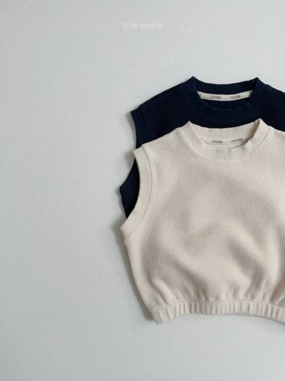 MiniRobe48｜(70-110) 壓紋設計背心5