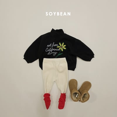 Soybean45｜(75cm-118cm) 花卉印花高領上衣12