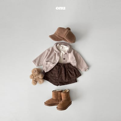 onu 18｜(70cm-115cm) 燈芯絨碎花褲裙9