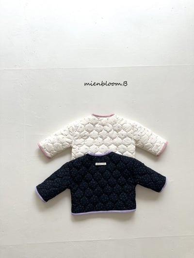 Bloom.b39｜(0m-24m/85cm-125cm) 滾邊絎縫碎花外套9