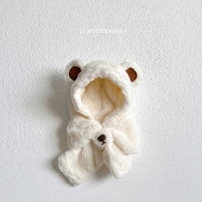 vivid113｜(free) 保暖泰迪熊頭套3