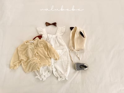 Valubebe 49｜(65-90cm) 褶邊翅膀吊帶服9