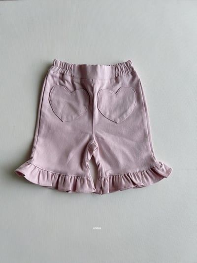 Azalea26｜(85-118cm) 愛心花邊五分褲7