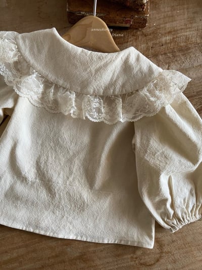 Anne Shirley18｜(1y-5y) 2色蕾絲翻領上衣5